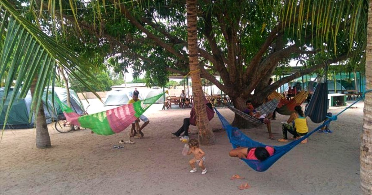 Campamento de migrantes en Boa Vista, ciudad por donde entran muchos migrantes cubanos © ONG Fraternidad Sin Fronteras