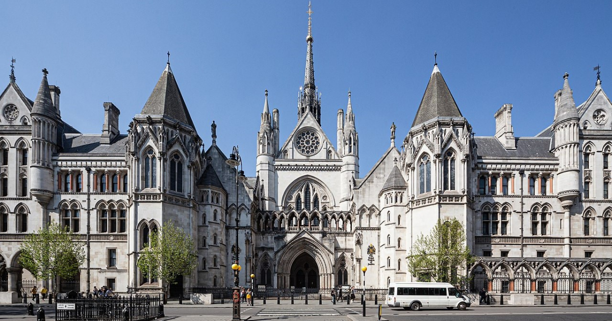 Tribunal Superior de Justicia de Inglaterra y Gales, en Londres © David Castor vía Wikimedia Commons