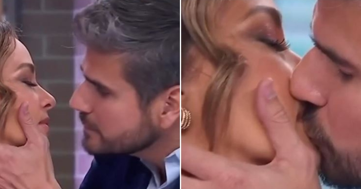 Adamari López y Daniel Arenas se besan en Hoy Día © Instagram / Hoy Día
