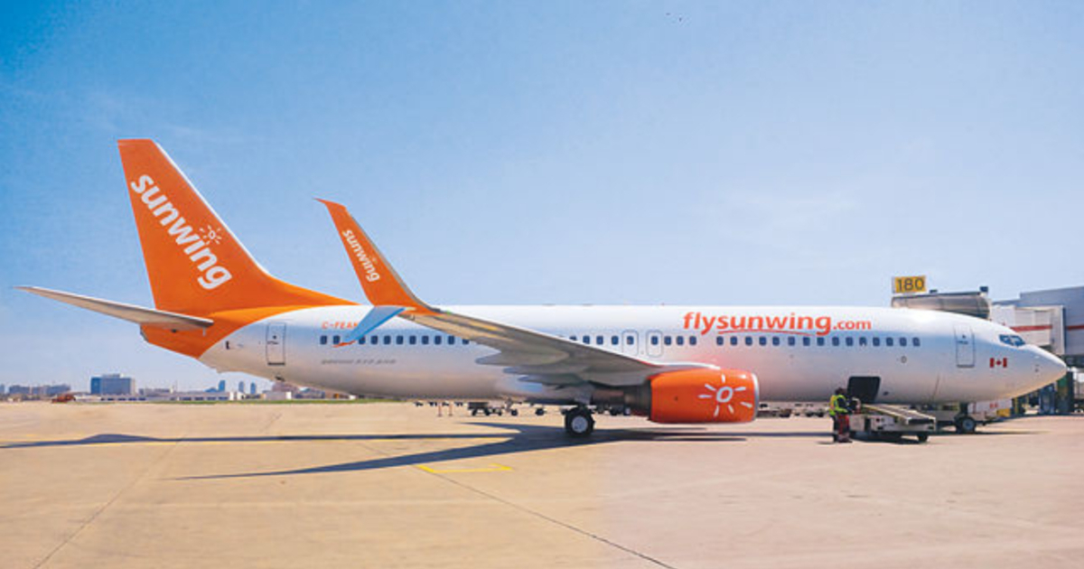 Avión de Sunwing © Wikimedia Commons / Mark King