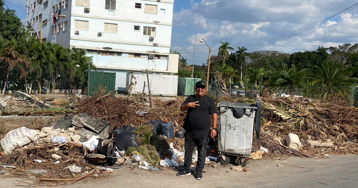 El humorista Otto Ortiz denuncia el basurero de su barrio © Facebook / Otto Ortiz