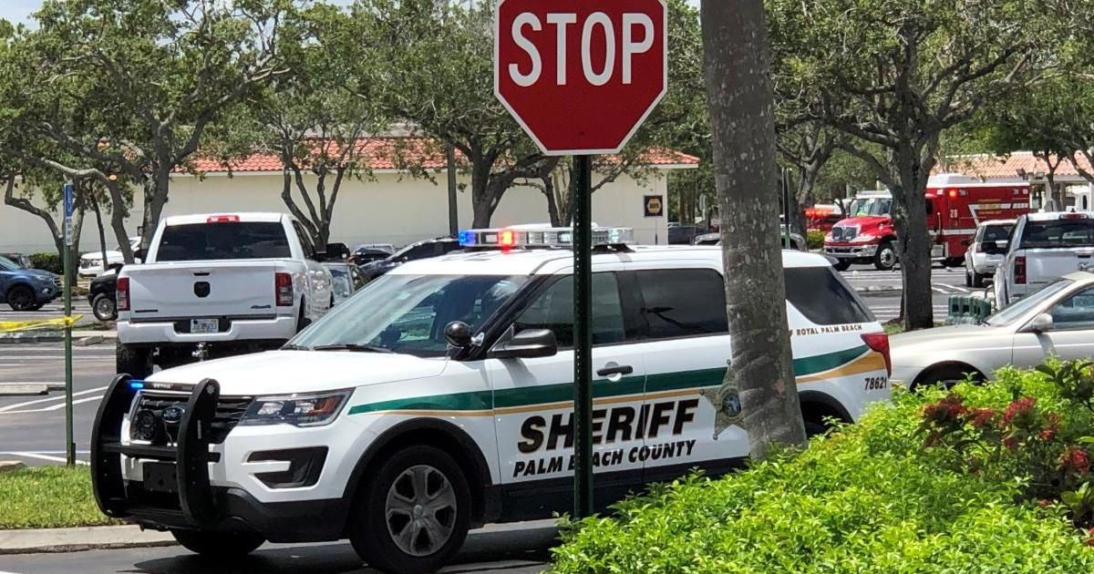 Auto policía del condado de Palm Beach, Florida © WEPC/ Twitter