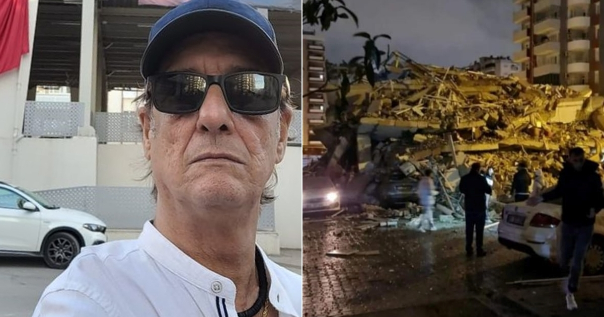 Vladimir Tapanes en Turquía, antes y después de los terremotos © Facebook / Vladimir Tapanes