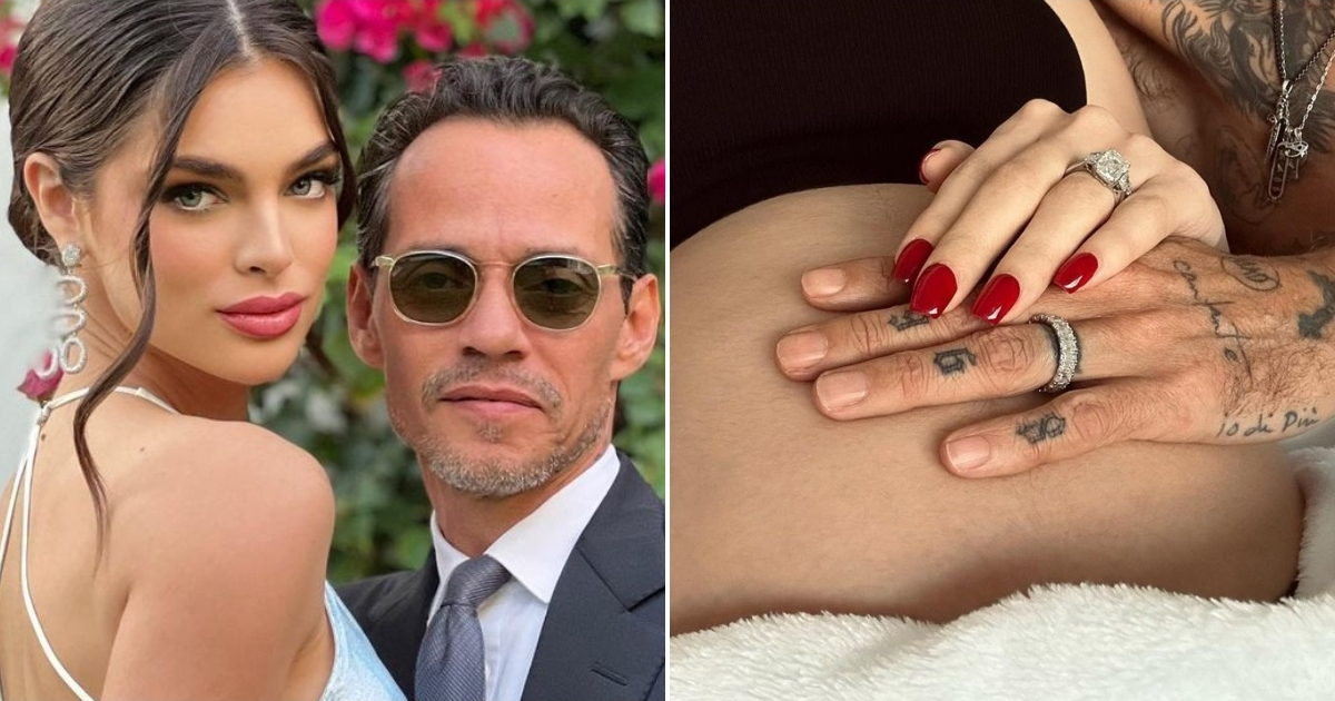 Marc Anthony y Nadia Ferreira anuncian que van a ser papás © Instagram / Nadia Ferreira