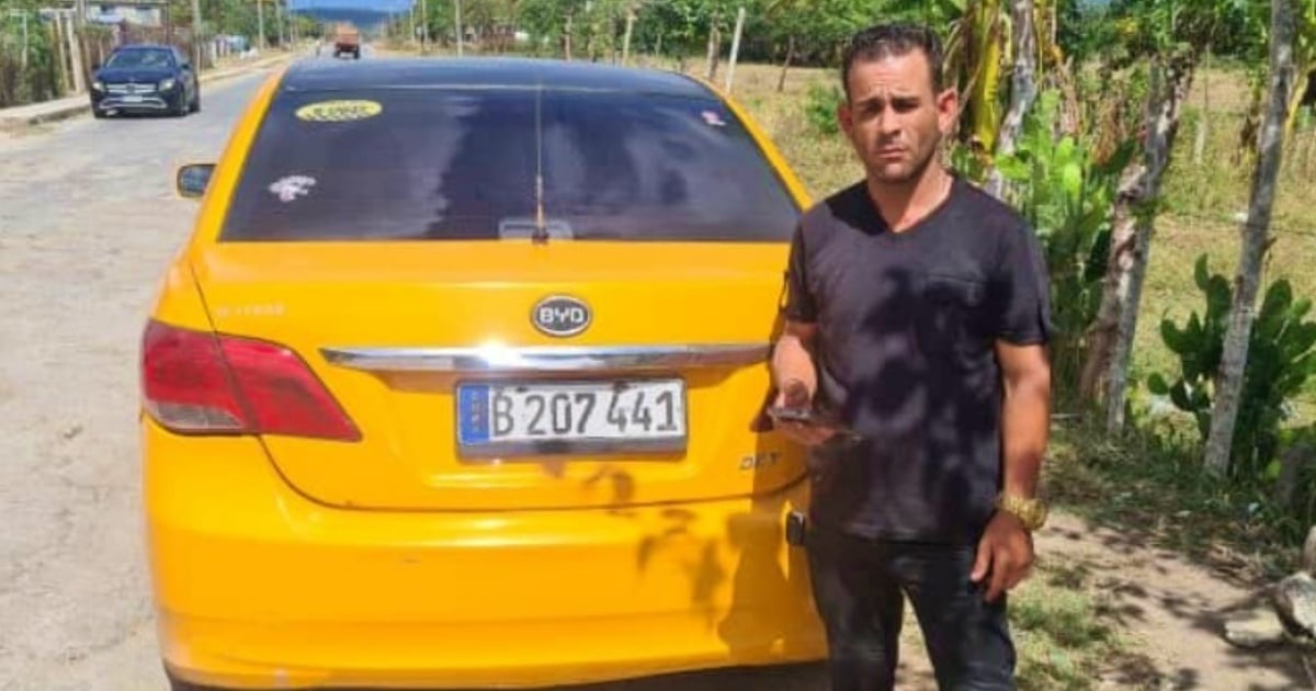 Jorge Luis Suárez Medina, taxista asaltado en La Habana © Facebook/Accidentes Buses & Camiones