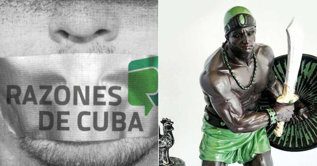 Principales páginas troles del régimen cubano © Collage Facebook / Razones de Cuba y Guerrero cubano