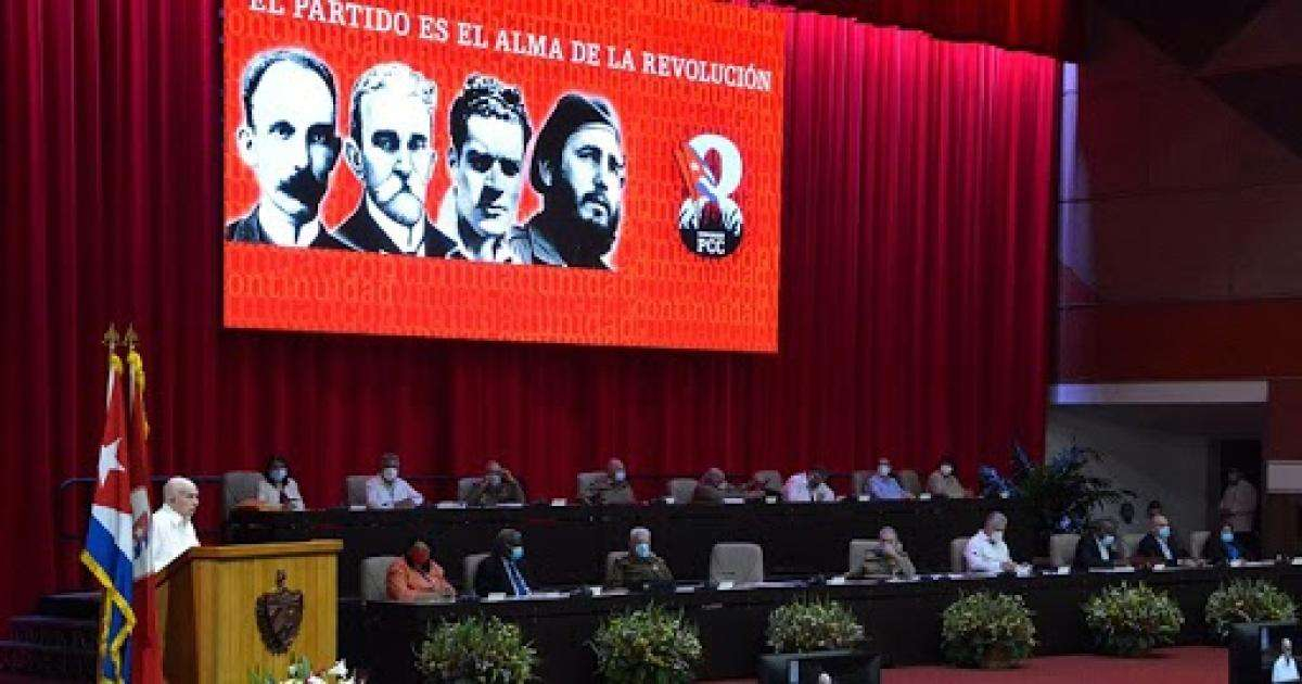 Sesión del octavo congreso del PCC © Partido Comunista de Cuba