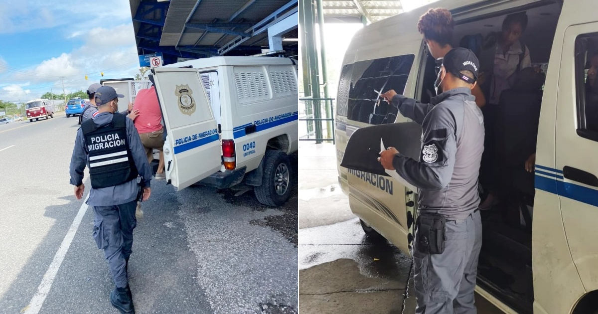 Agentes de Migración en Costa Rica (Imagen de referencia) © Collage Facebook/Dirección General de Migración y Extranjería 