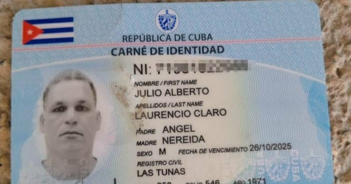 Cubano desaparecido en Las Tunas © Facebook / Jorge Luis Laurencio Claro