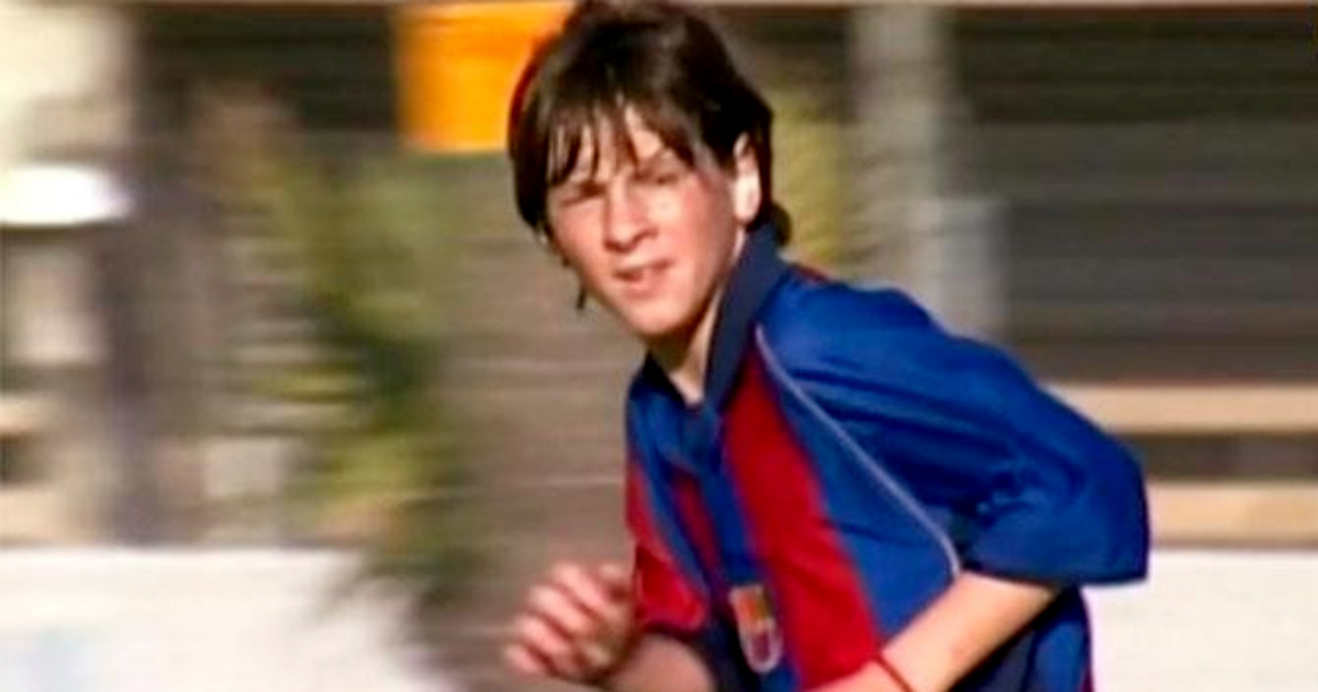 Lionel Messi de niño © fcbarcelonanoticias.com