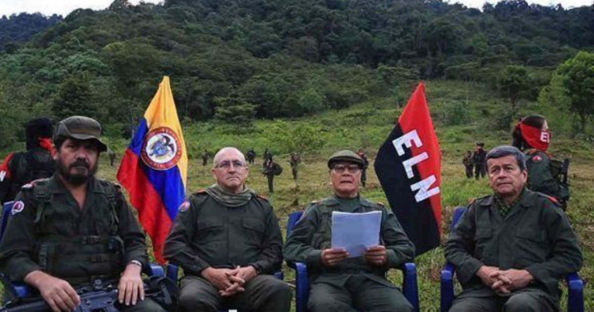 Líderes de la guerrilla ELN en Colombia. © Cubadebate