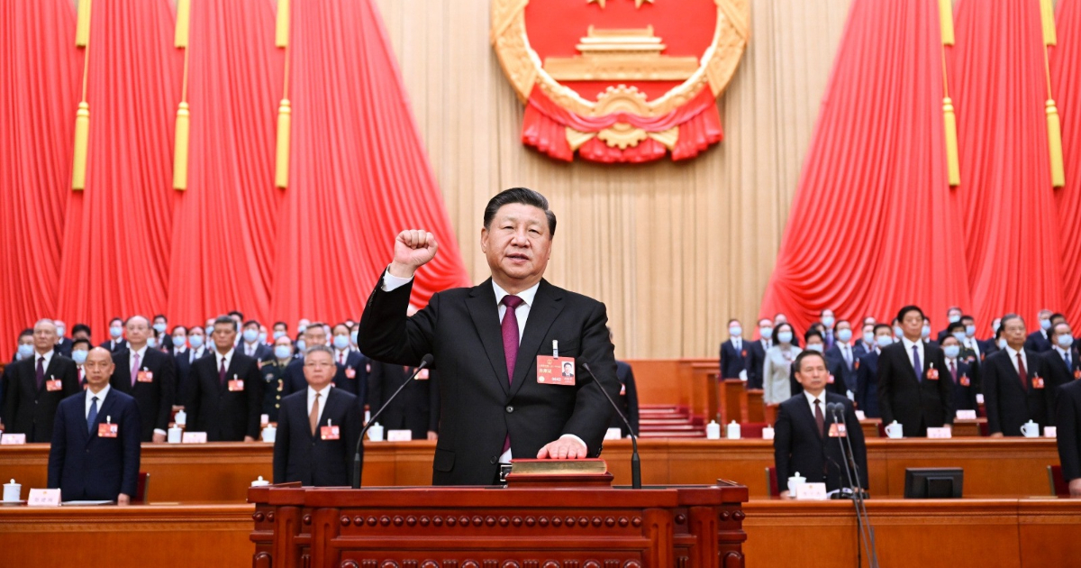El presidente de la República Popular China, Xi Jinping © Twitter / @DiazCanelB