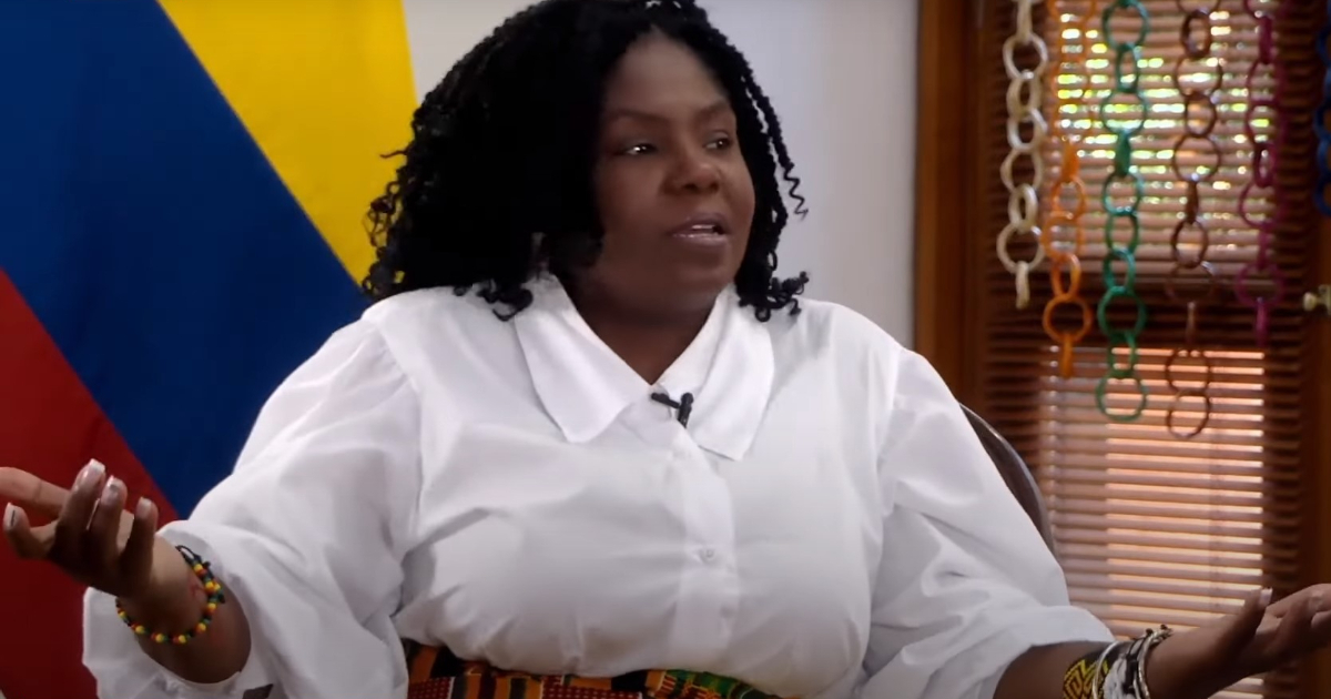 La vicepresidenta de Colombia, Francia Márquez © Captura de video YouTube / Revista Semana