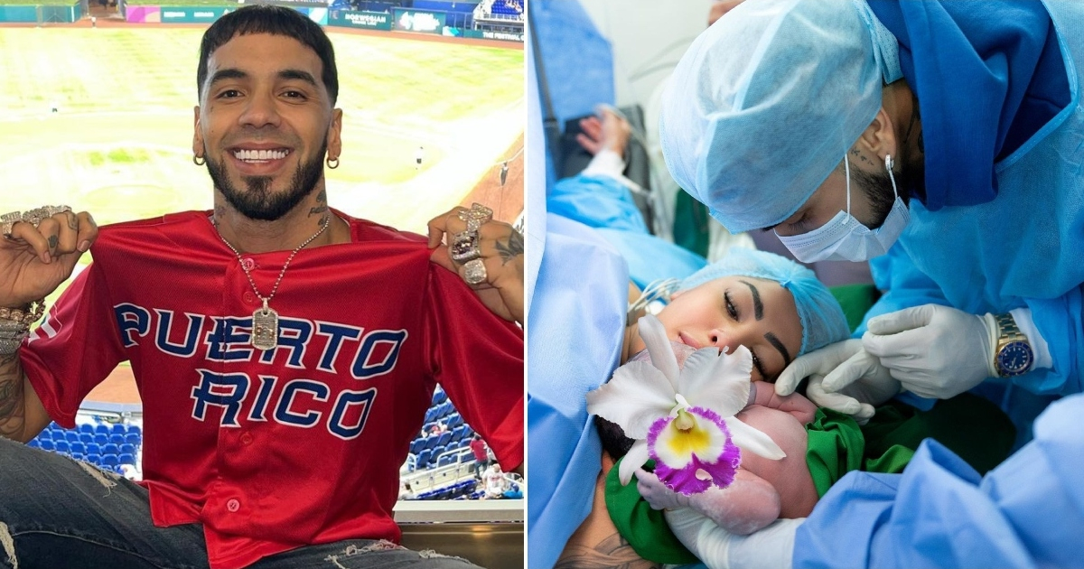 Anuel AA con su hija Cattleya y Yailin © Instagram / Anuel AA, Yailin La Más Viral