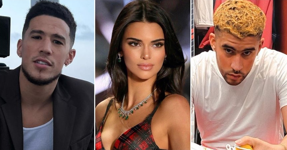 Devin Booker, Kendall Jenner, Bad Bunny © Instagram / Devin Booker, Kendall Jenner, Bad Bunny