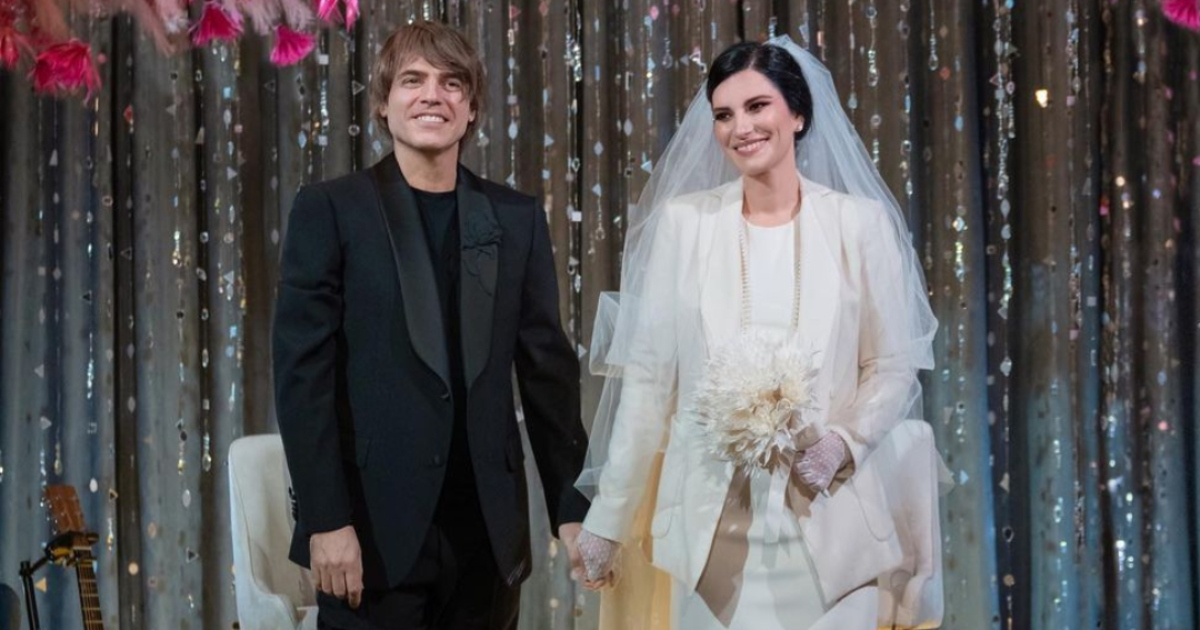 Laura Pausini y Paolo Carta en su boda © Instagram / Laura Pausini