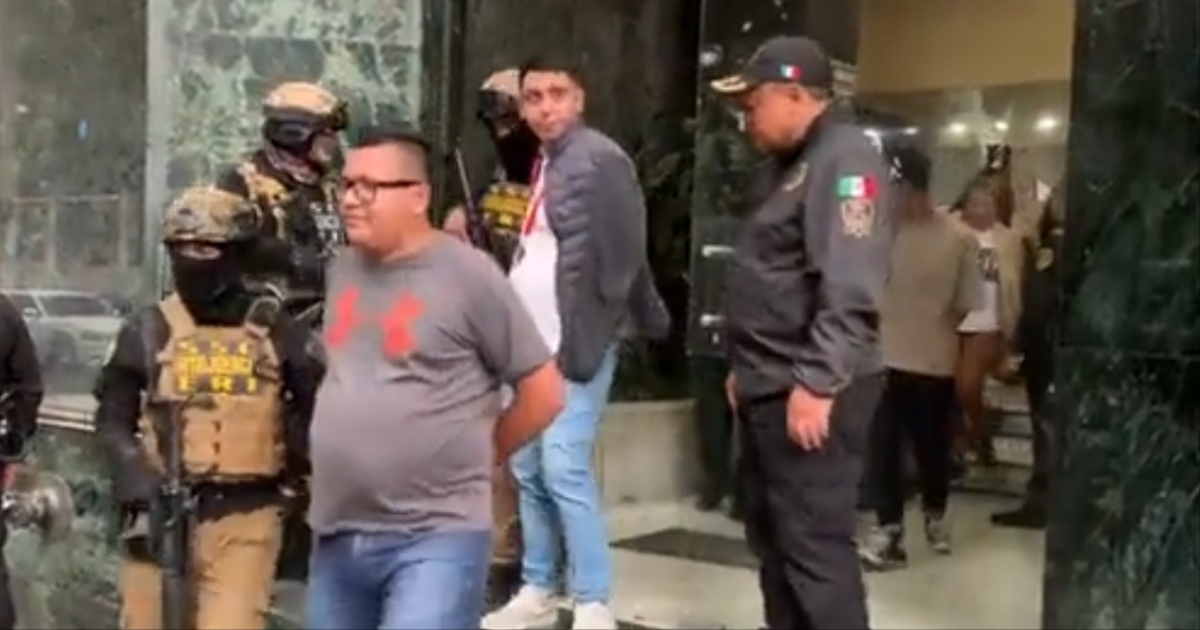 Montadeudas detenidos en la Ciudad de México © Captura de video de Twitter / Colonia Juárez