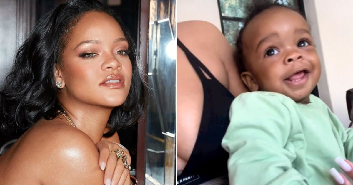 Rihanna con su hijo © Instagram / Rihanna