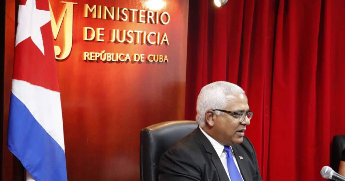 El ministro de Justicia cubano Oscar Silvera © Prensa Latina