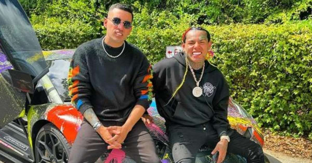  Tekashi 6ix9ine y Lenier Mesa © Instagram / Lenier Mesa