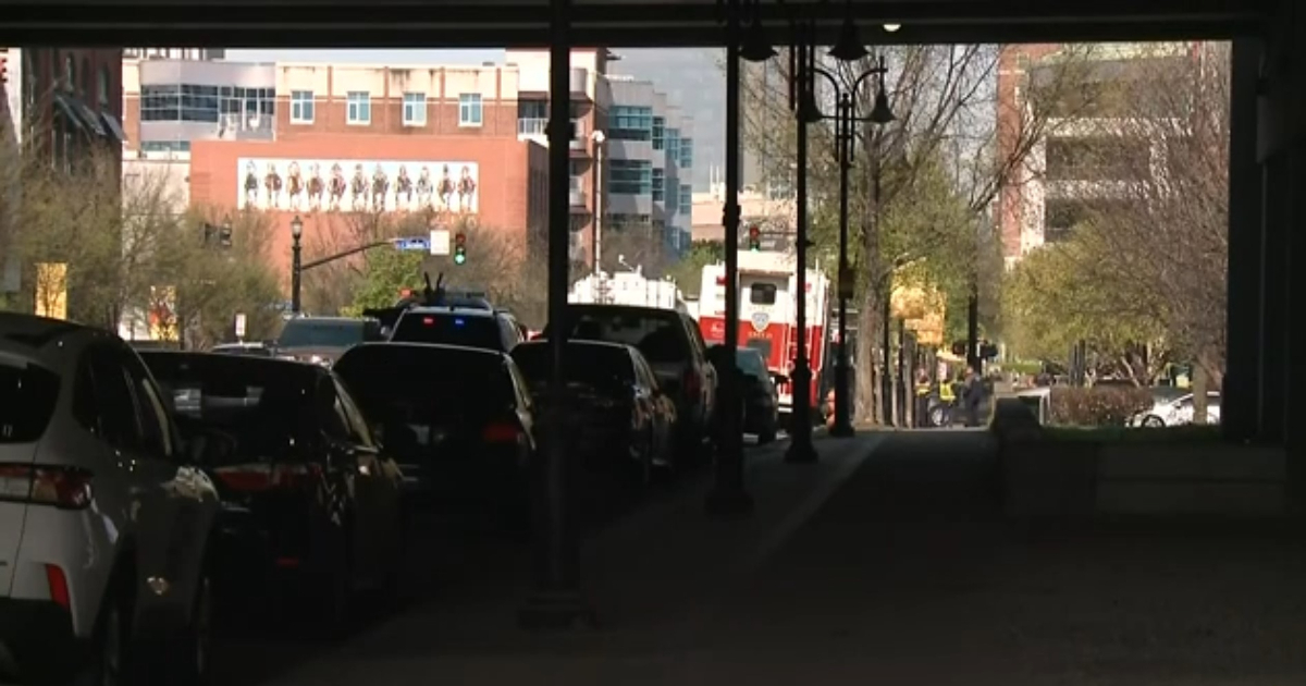 La policía acordonó la zona de los hechos © Captura de video / RTVE