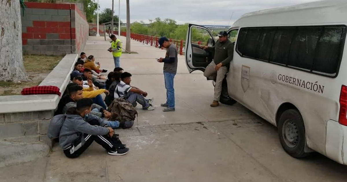 Migrantes detenidos en México © Facebook/La Voz de Coahuila