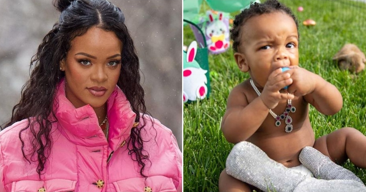 Rihanna con su hijo © Instagram / Rihanna