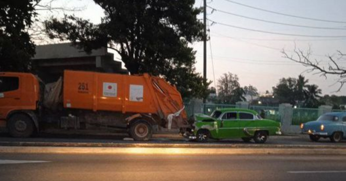 Accidente en La Habana © Facebook / Michel García