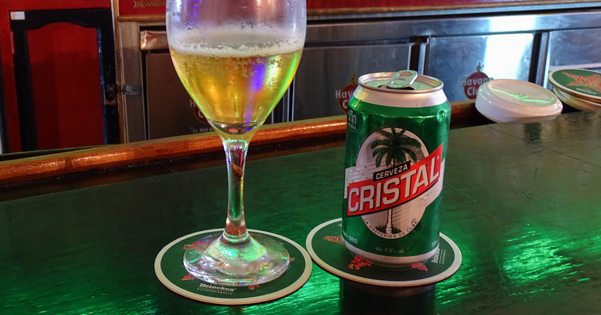 Cerveza Cristal © CiberCuba
