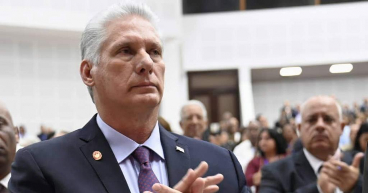 Miguel Díaz-Canel, reelecto como presidente de Cuba © Prensa Latina