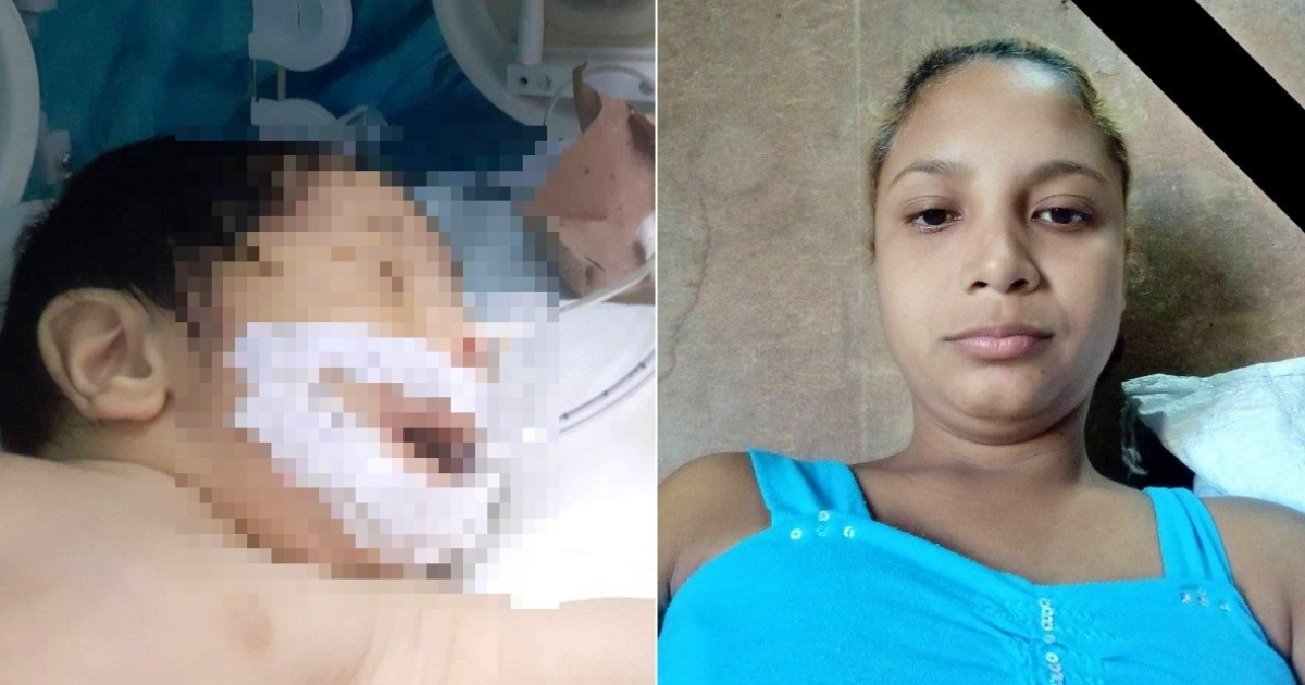 Madre cubana denuncia muerte de su bebé recién nacido © Collage Facebook/Elianis Mendez
