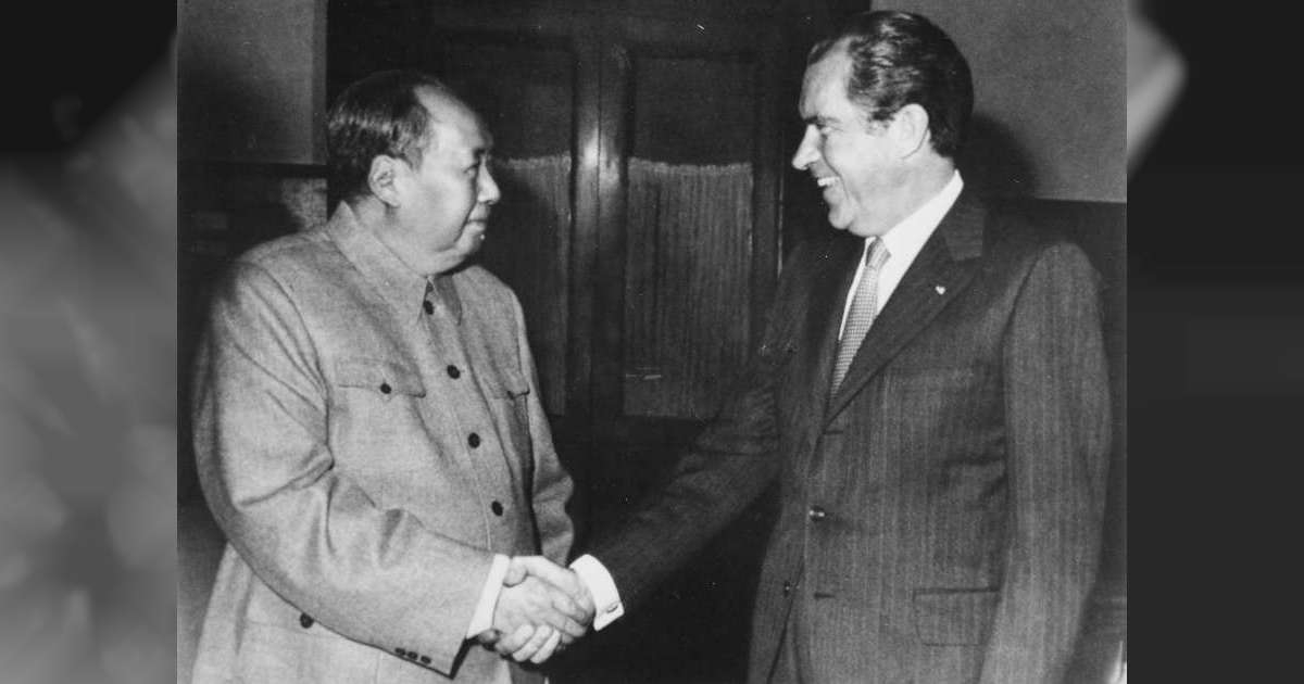 Mao Zedong y Richard Nixon en 1972 © White House Photo Office Collection (Nixon Administration) vía Wikimedia Commons