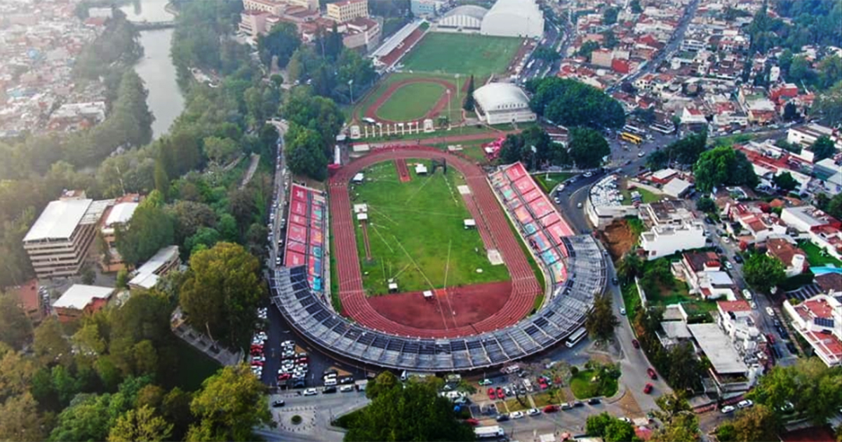 El Esatadio Xalapeño, sede de la competición. © Xalapa 2023 World Para Athletics Grand Prix