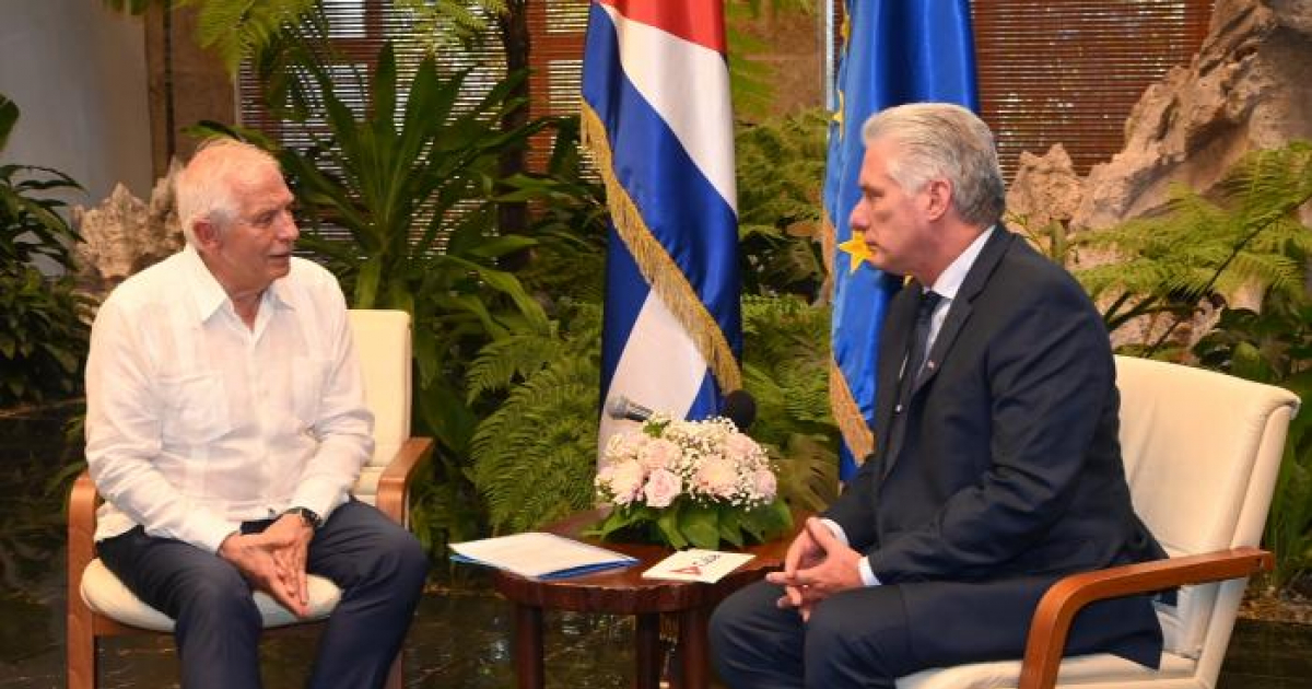 El canciller de Europa y el presidente cubano © Estudios Revolución