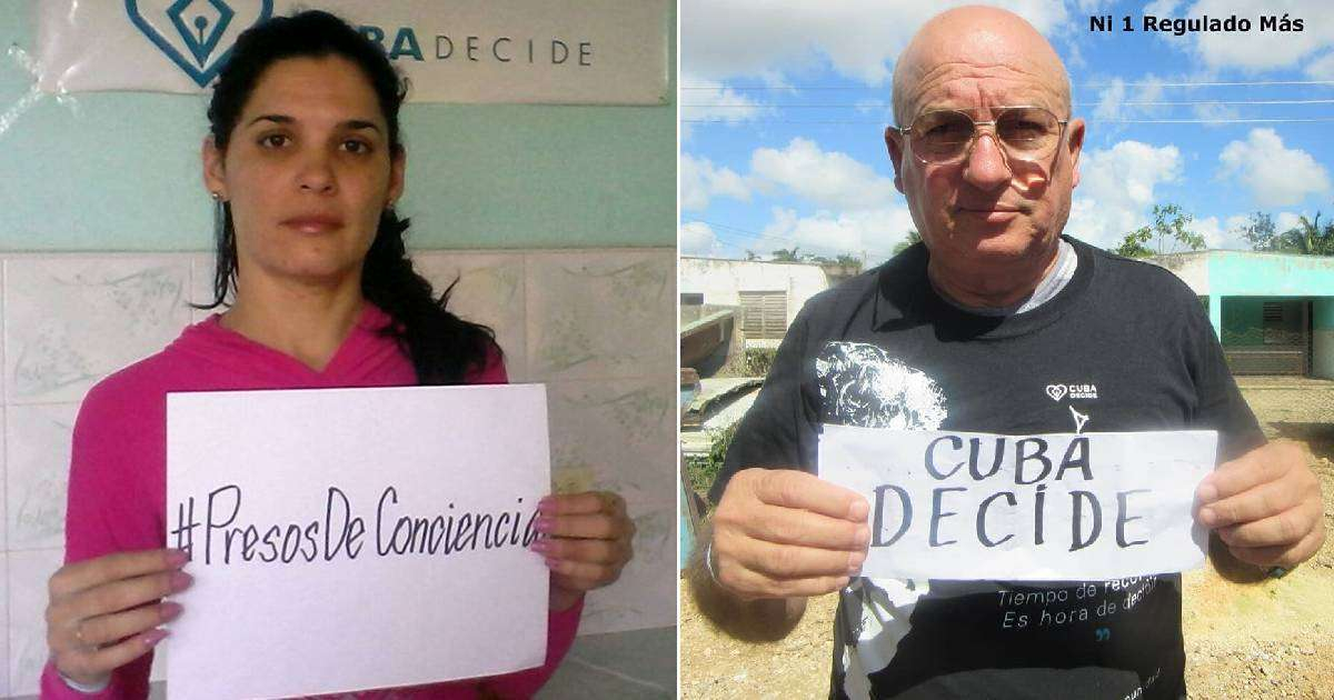 Sayli Navarro y su padre, Félix Navarro, presos políticos en Cuba © Facebook / Sayli Navarro