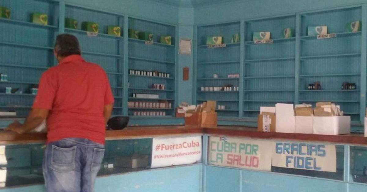 Farmacia cubana desabastecida (imagen de referencia) © Twitter/Manuel Milanés