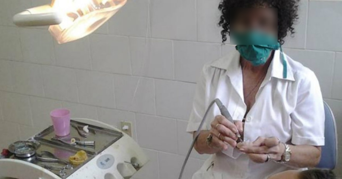 Dentista cubana sin recursos © Periódico Ahora