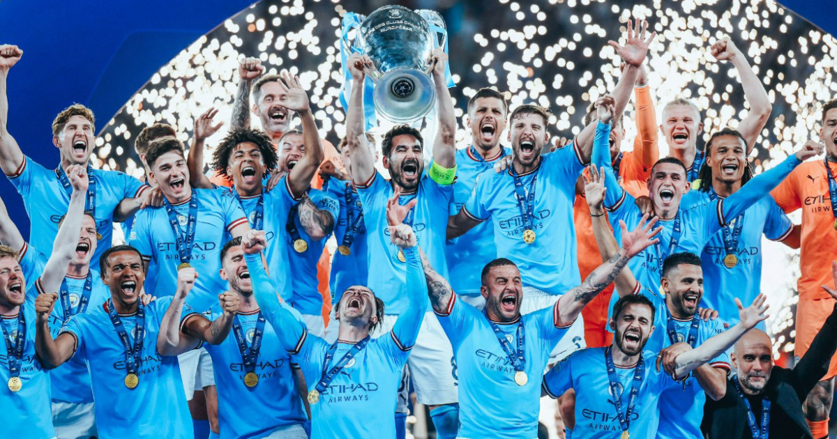 El Manchester City, campeón de la Champions League 2023 © Twitter / Manchester City