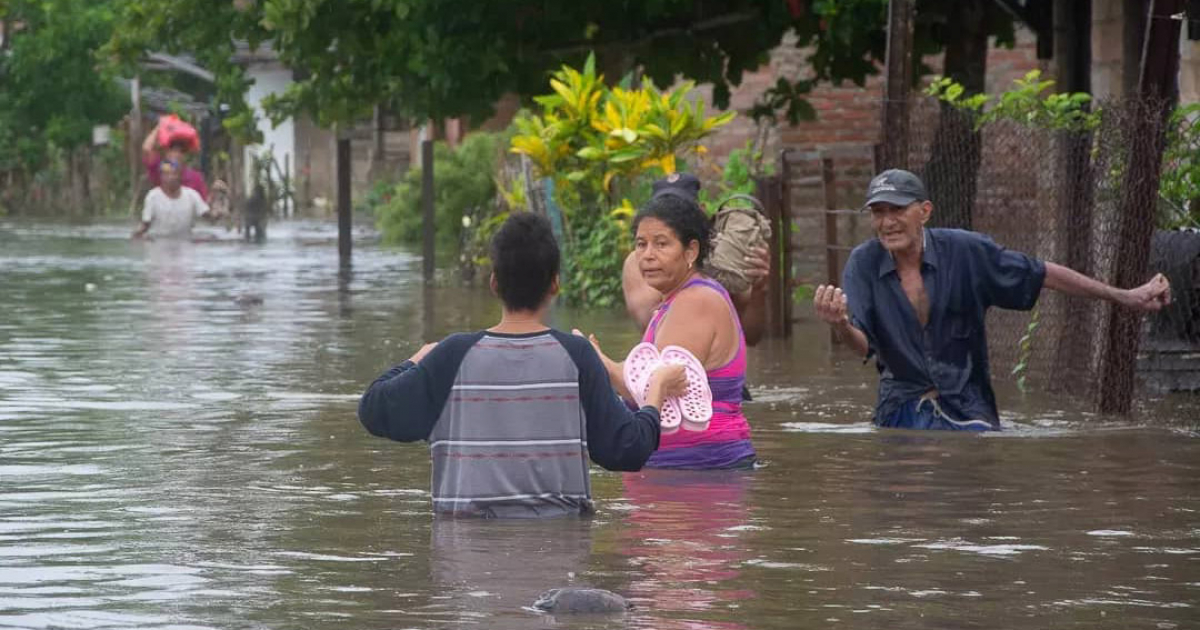 Inundaciones recientes en Camagüey © Facebook / Caritas Cuba