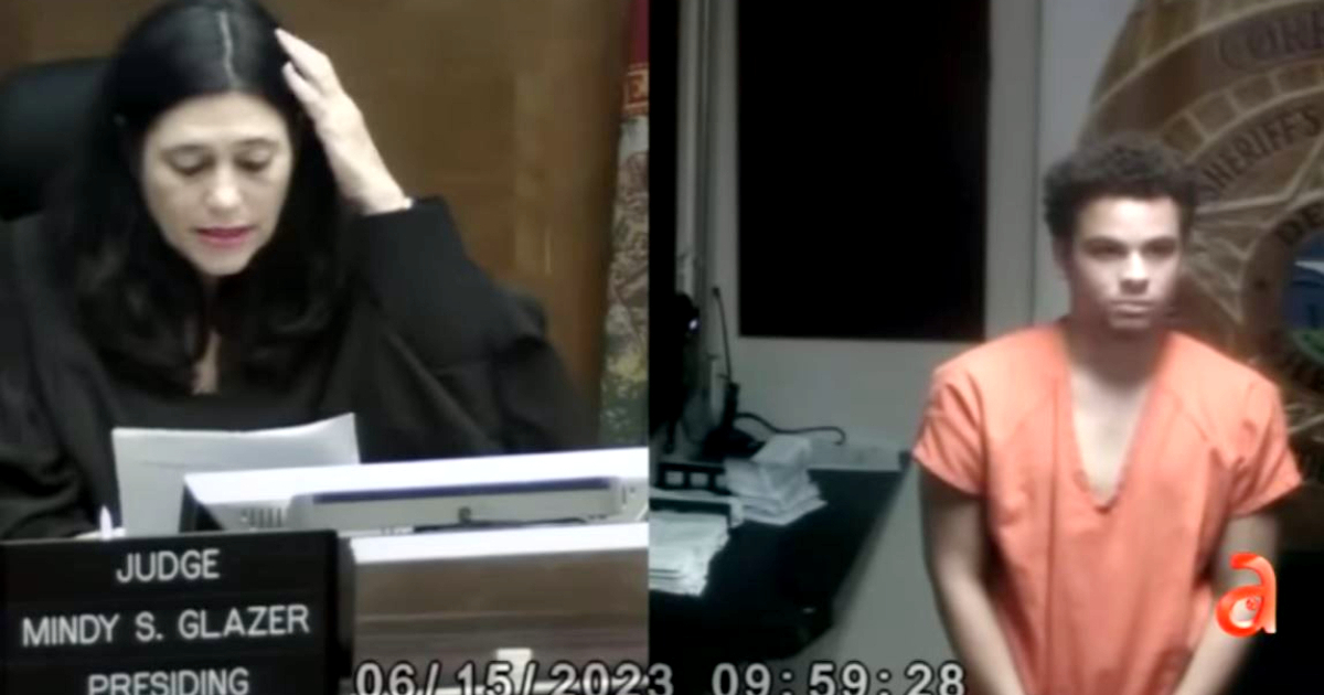 Imágenes de la comparecencia ante la jueza Mindy S. Glazer © Captura de pantalla YouTube / América TeVe