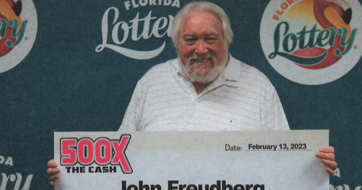 John Freudberg, © Twitter / Florida Lottery