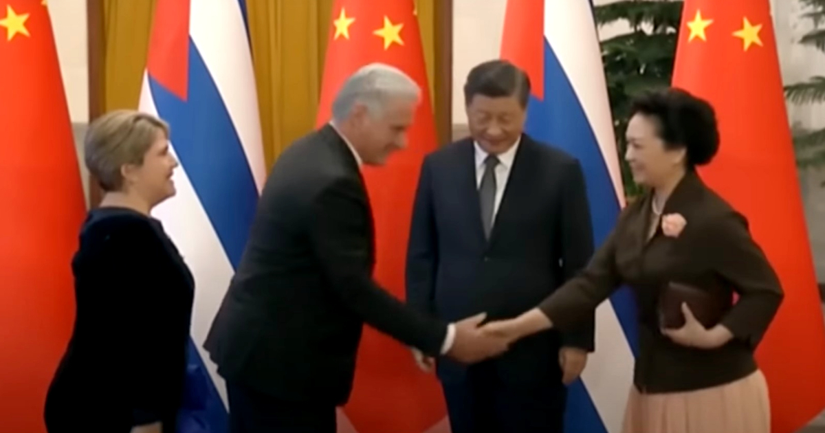 Los gobernantes de China y Cuba, y sus consortes (imagen de referencia) © Captura de video YouTube / DW Español