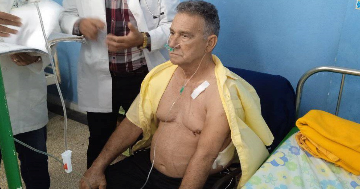 Cubano se recupera tras extirparle un tumor de 10 libras © Facebook/Belkis Vidal