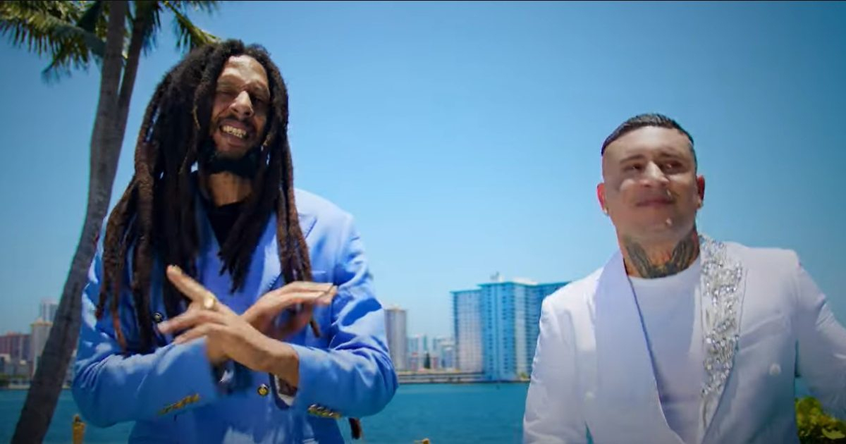 Julian Marley y Osmani García en videoclip de "Summer Love" © YouTube / Osmani García
