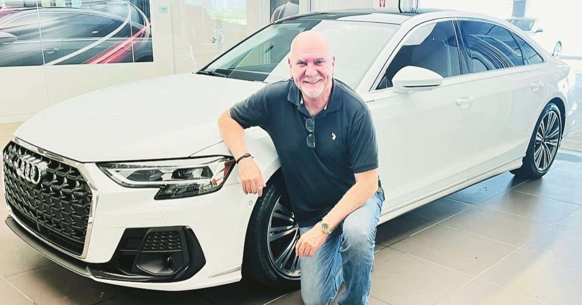 Networks presenter Carlos Otero is proud of his birthday gift, an Audi 8