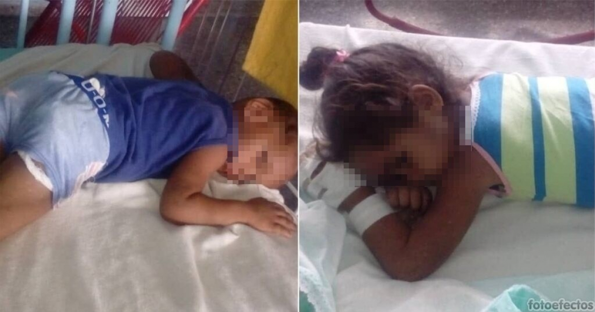 Niños hospitalizados en pediátrico de La Habana © Facebook / Impactos desde el corazón
