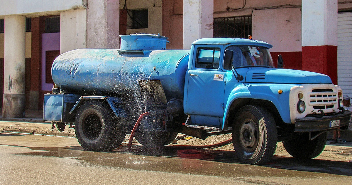 Pipa de agua (Imagen de referencia) © CiberCuba