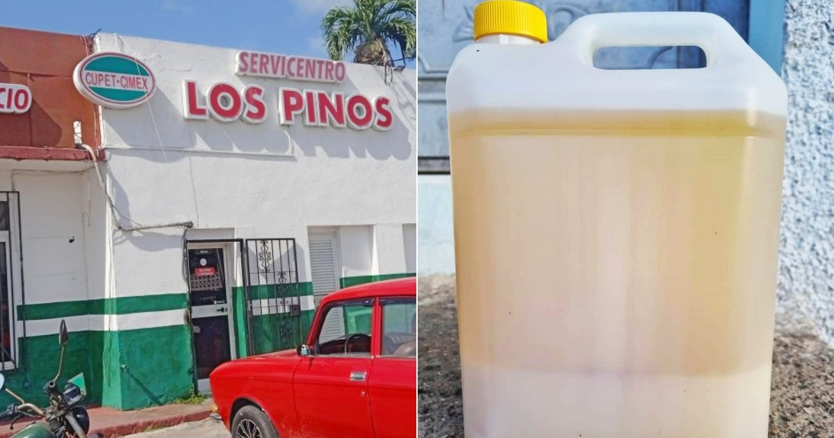 Cuban denounces the sale of water for fuel at the Matanzas Service Center