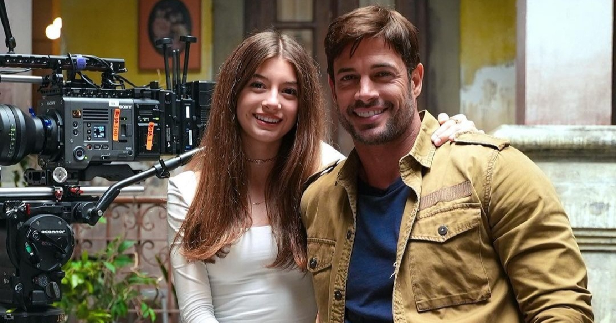 William Levy recibió la visita de su hija Kailey en el set de rodaje de la telenovela “Vuelve a mí” © Instagram/William Levy