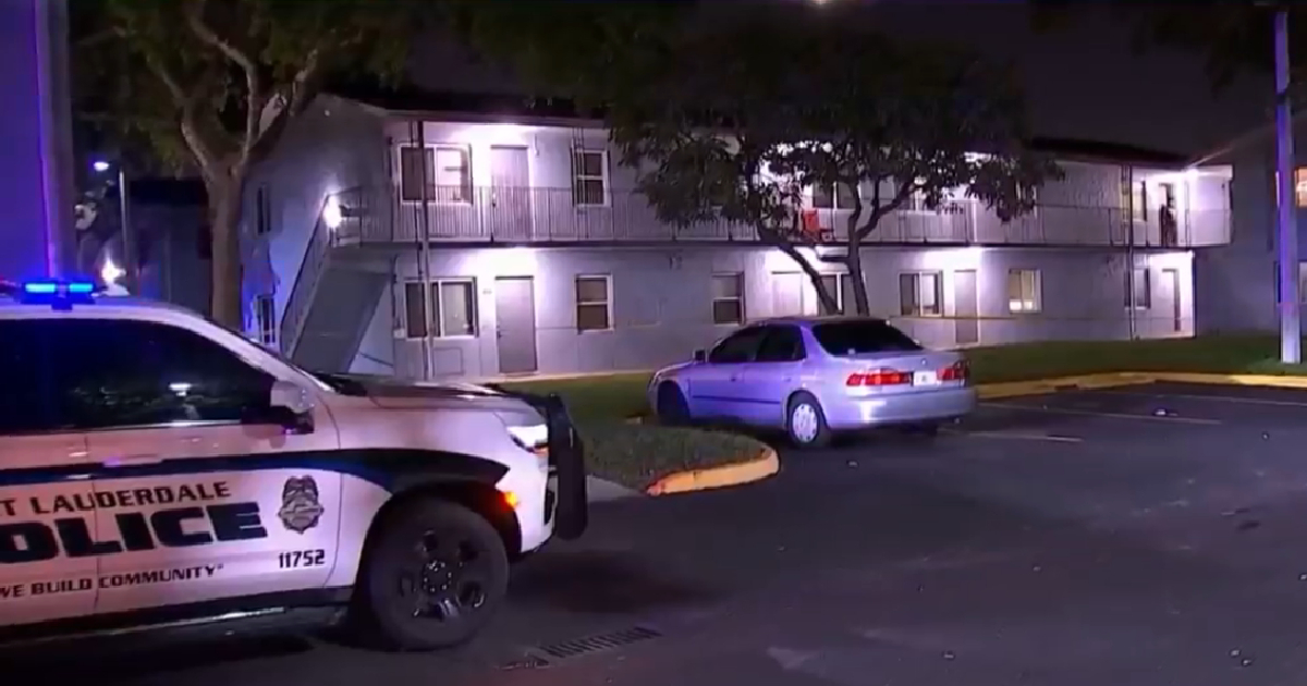 Condominio Broward Gardens donde ocurrió el tiroteo © Captura de video/NBC6 South Florida